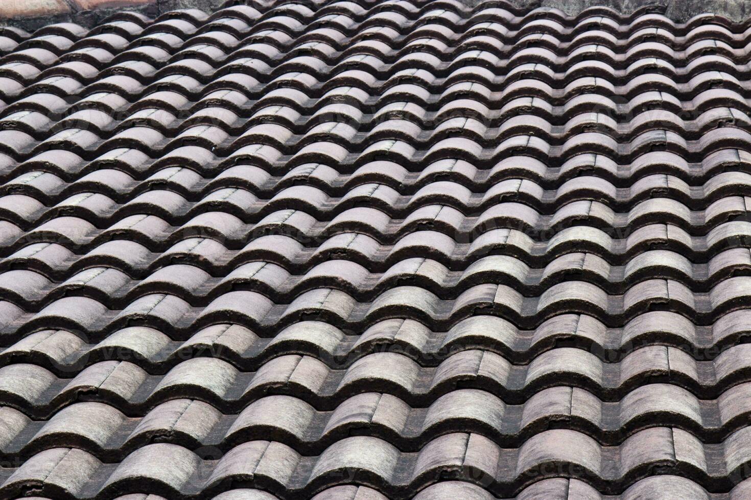 embaldosado techo de un casa foto