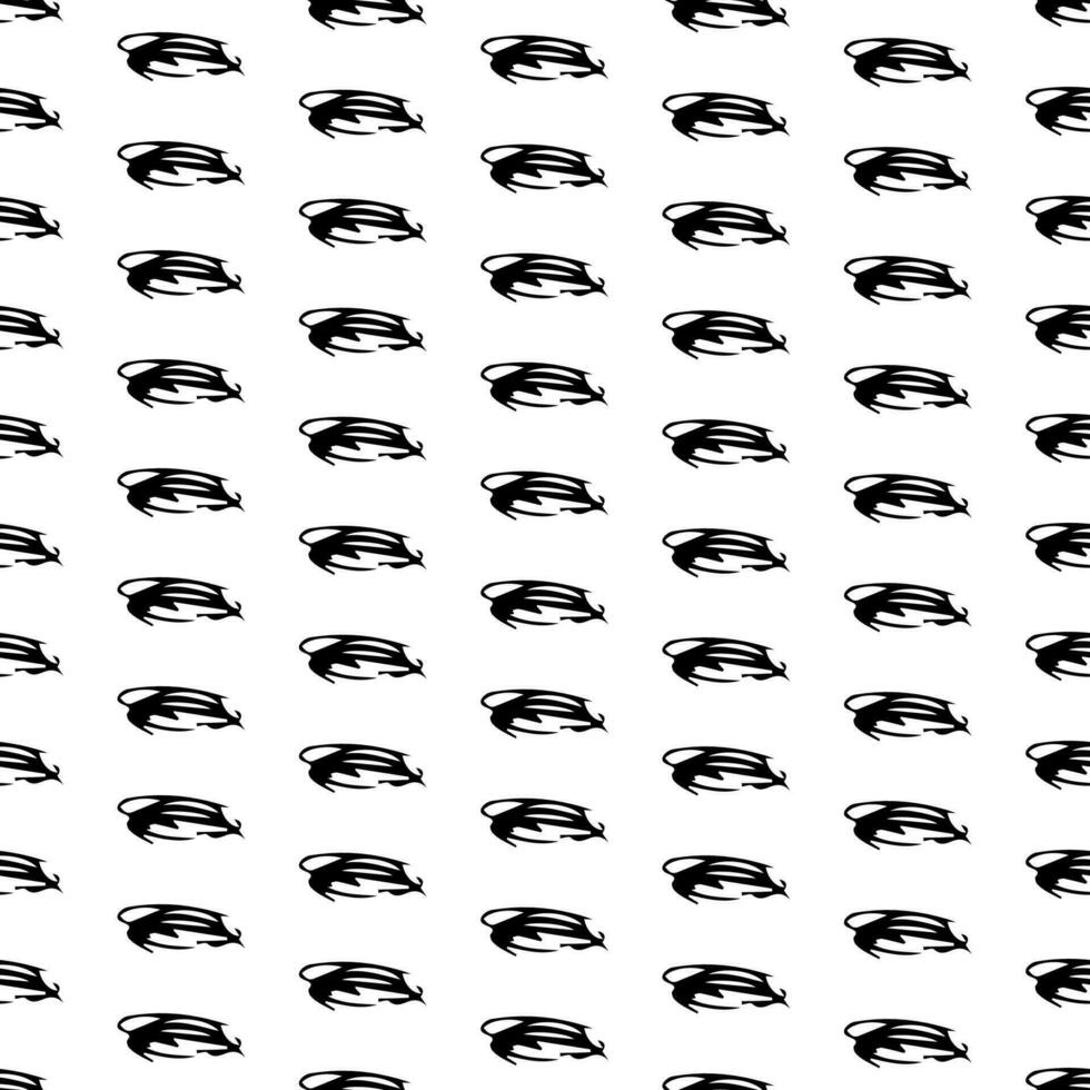 Seamless pattern with sketch oval shape vector