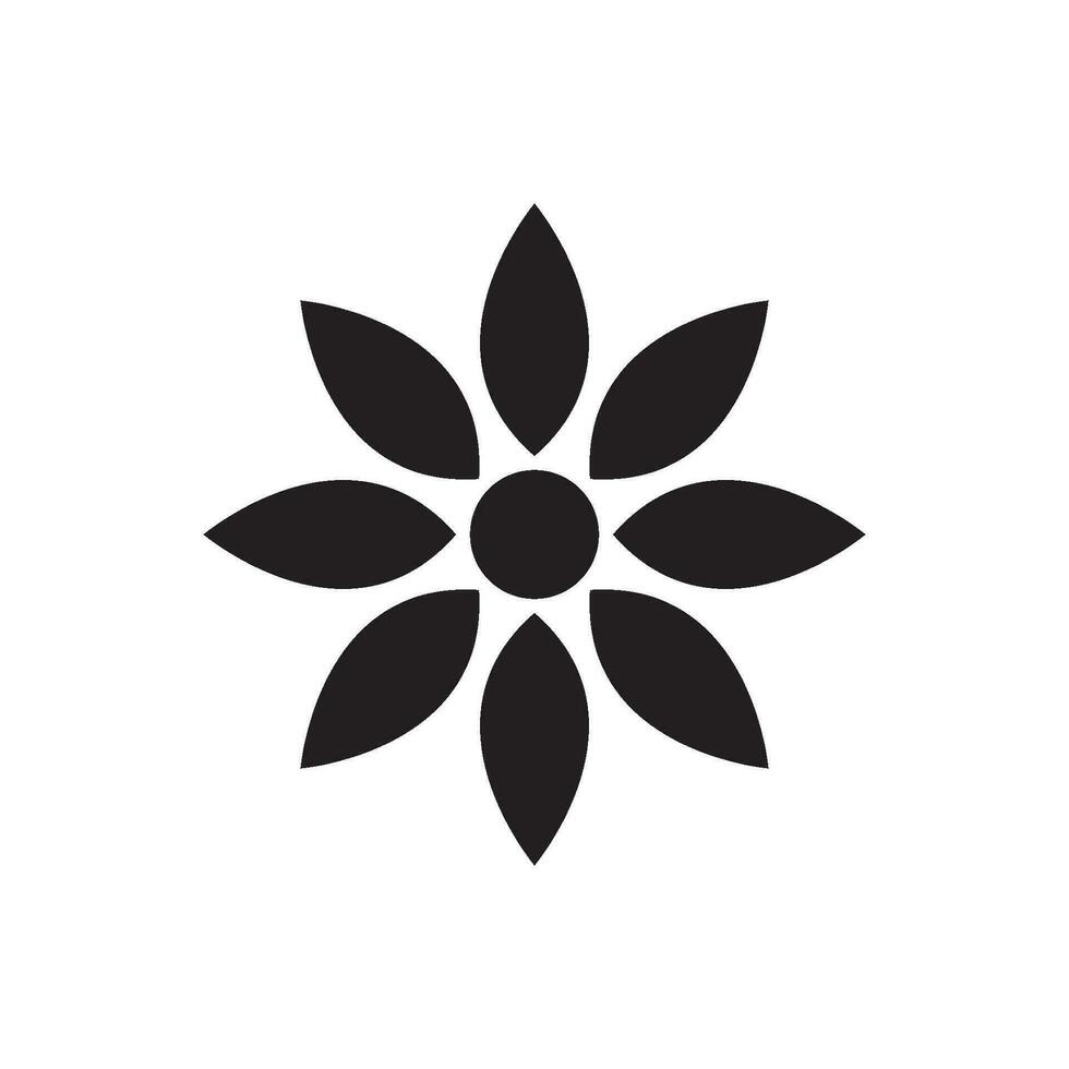 flower icon vector