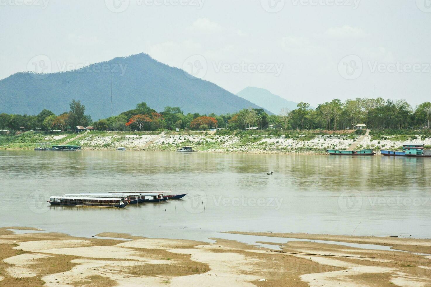 MEKONGR RIVER Sanakham laos photo