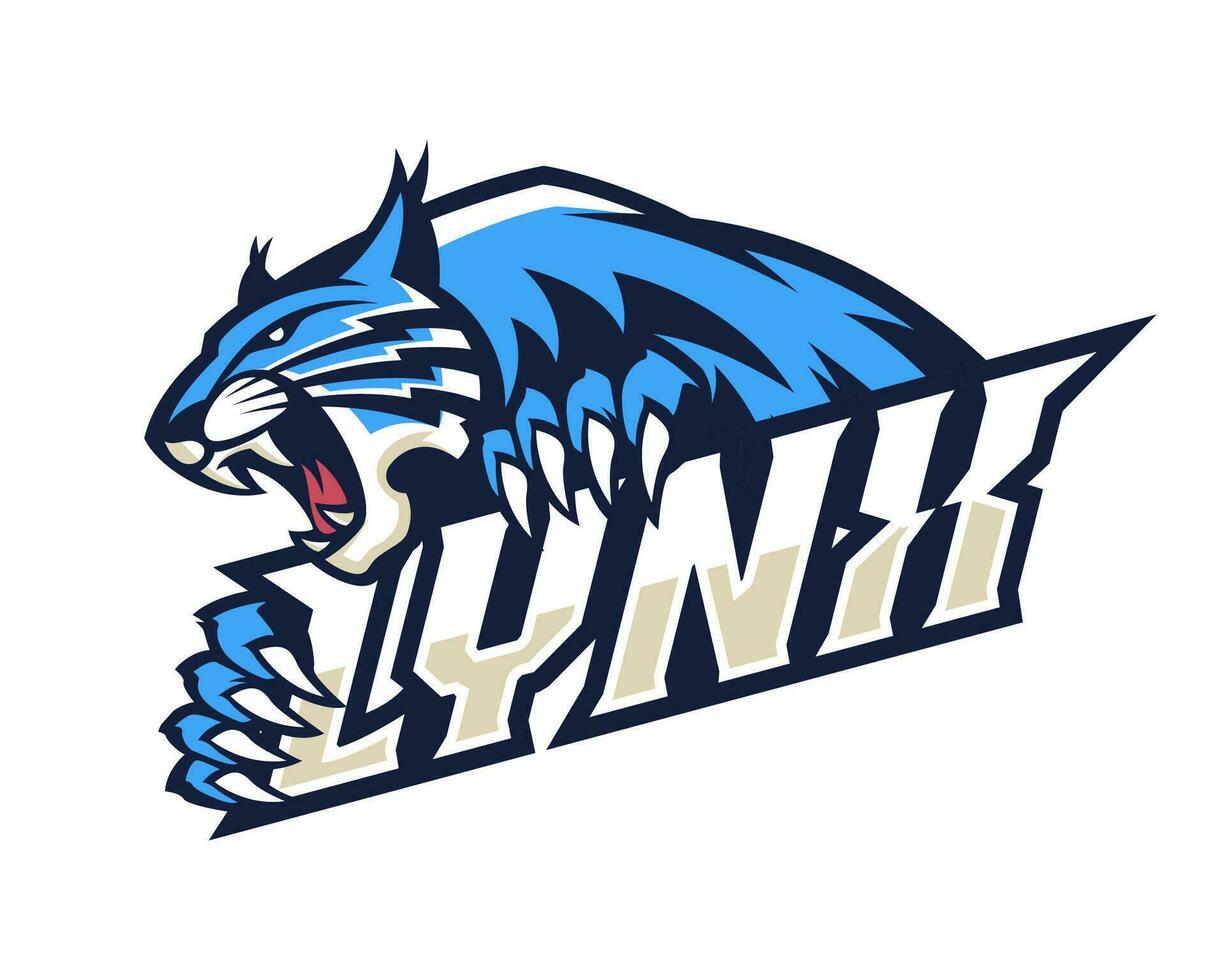 Lynx Wildcat Logo Mascot vector