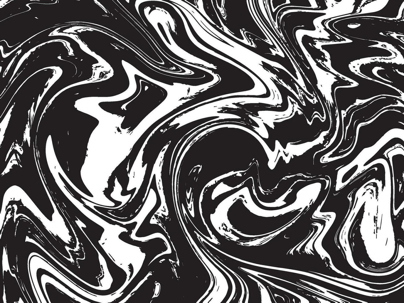 negro mármol líquido tinta acrílico textura pintado ola textura antecedentes. vector