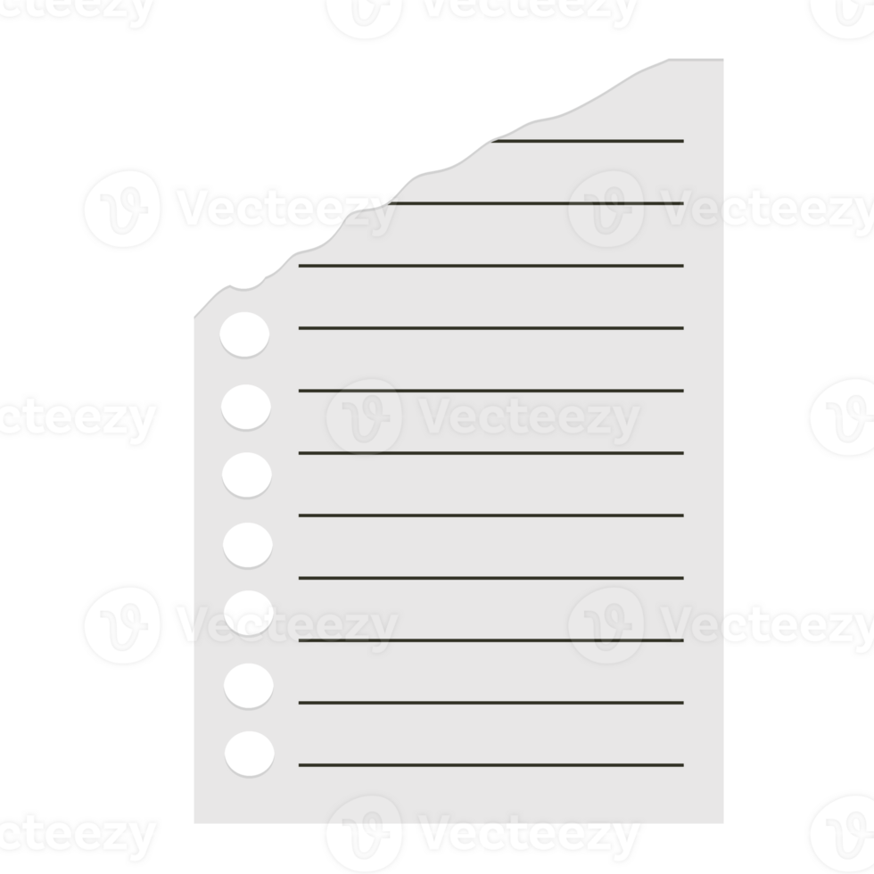 Simple note paper png