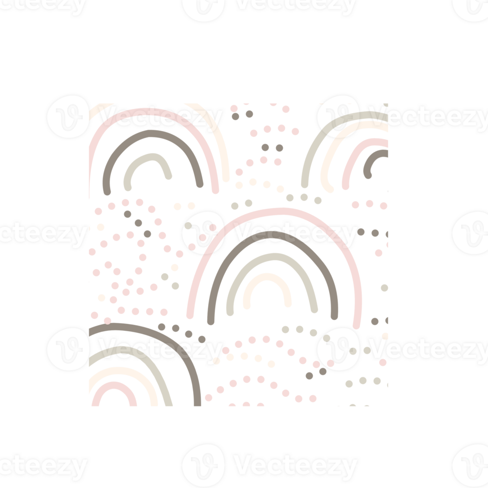 Abstract Doodle Pattern For Decorations png