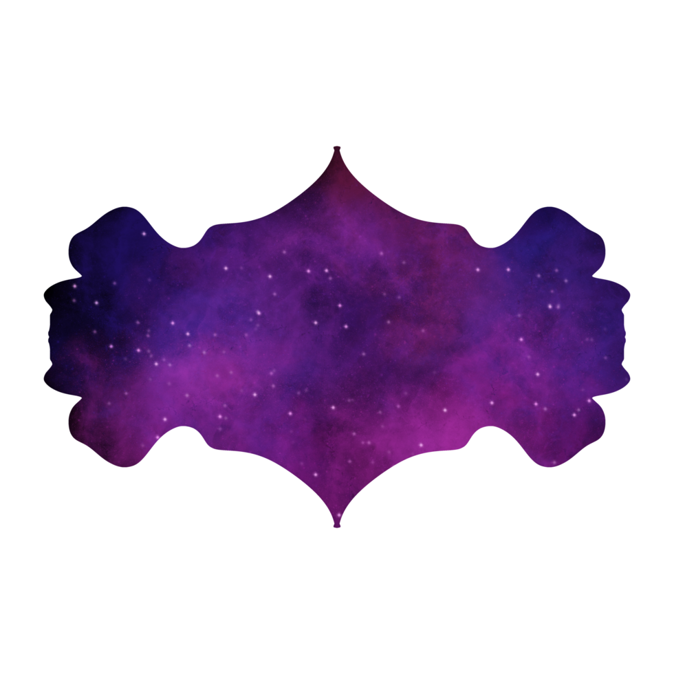 Elegant Islamic Textbox galaxy frame png
