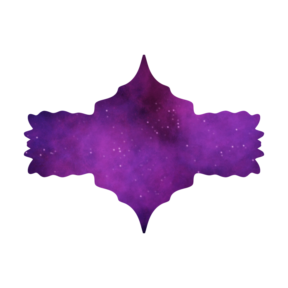 Elegant Islamic Textbox galaxy frame png
