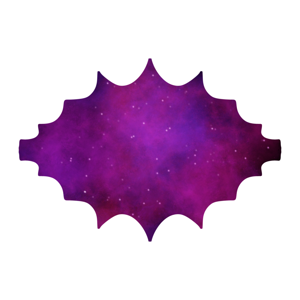 Elegant Islamic Textbox galaxy frame png