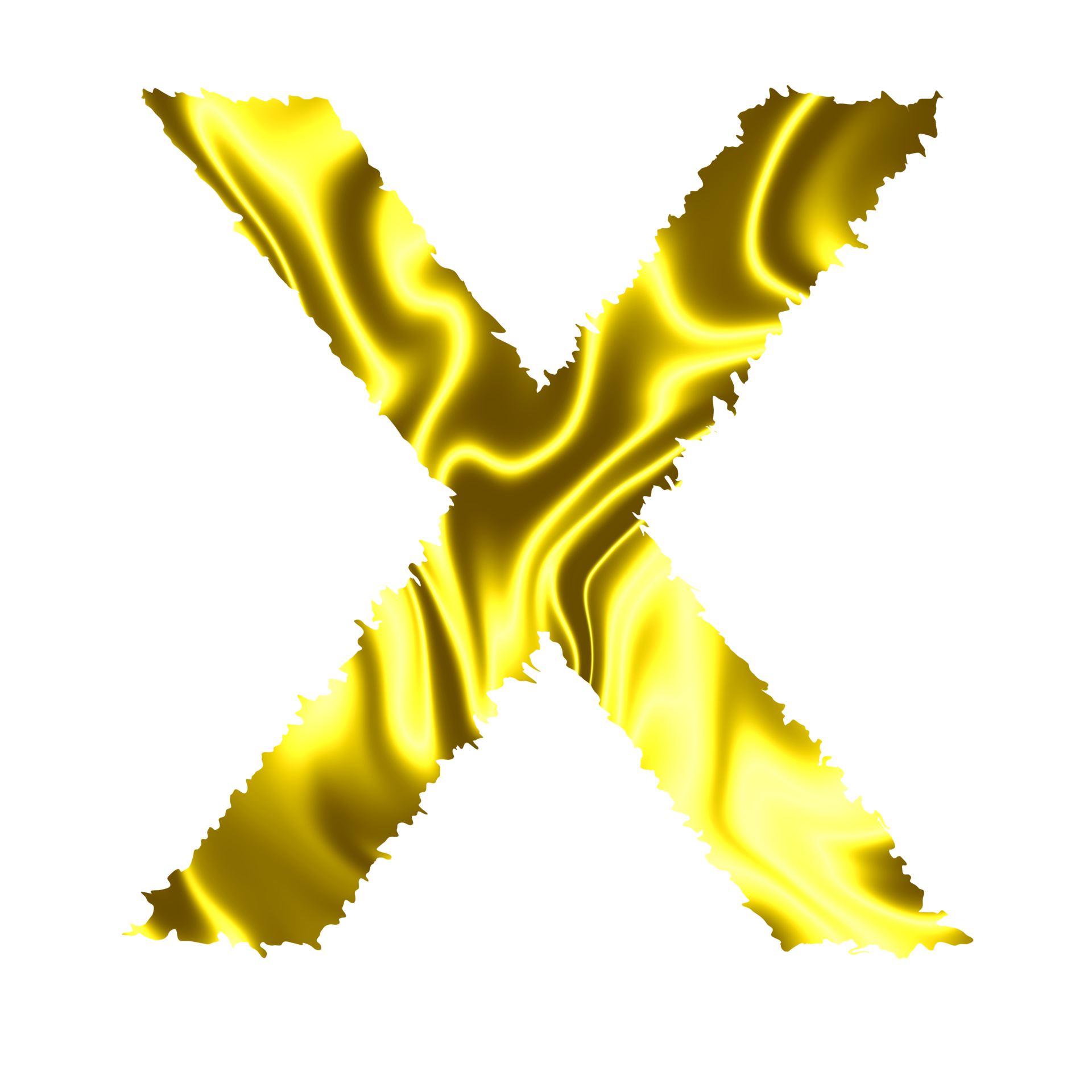 golden letter X 26548471 PNG