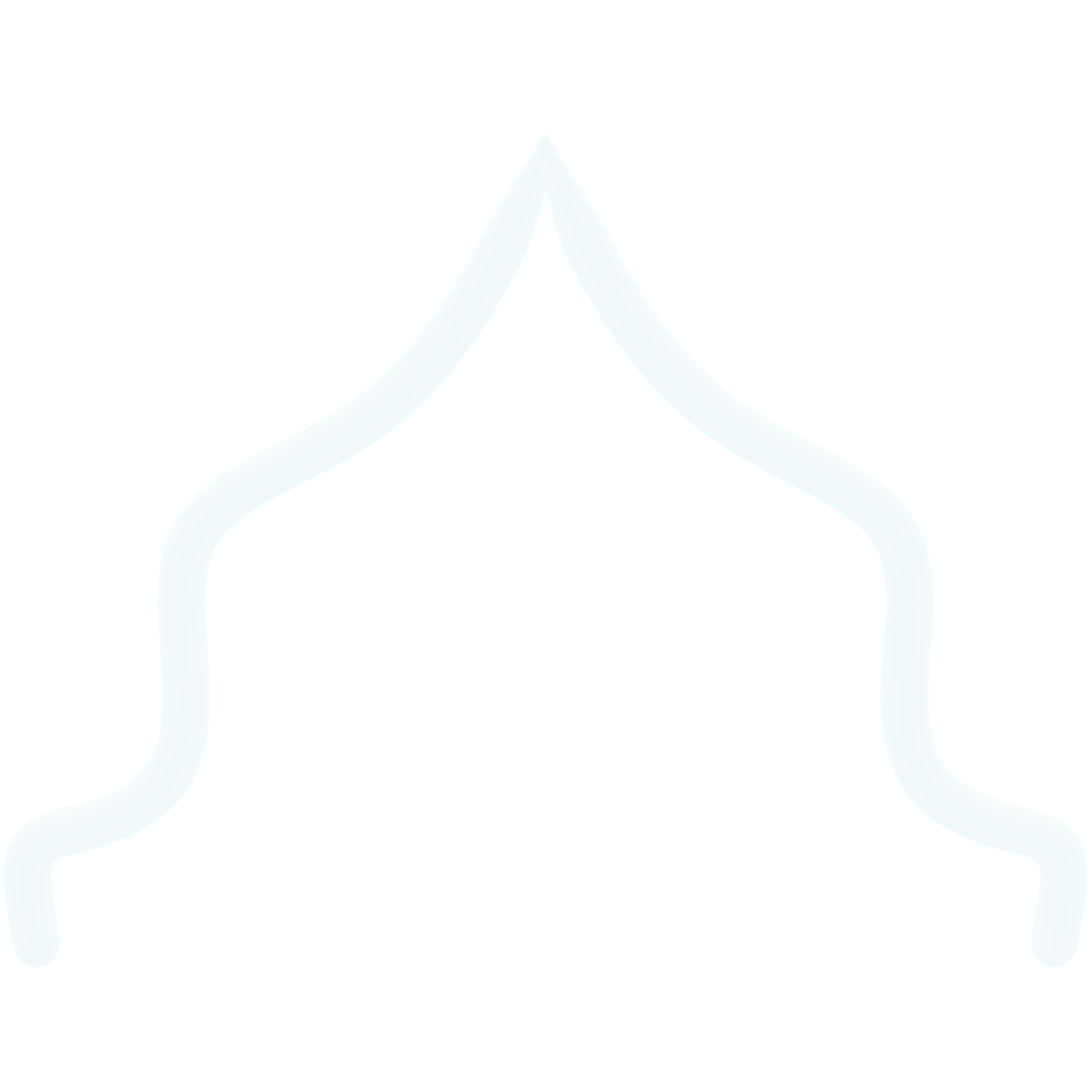 islamic mosque dome line frame border png
