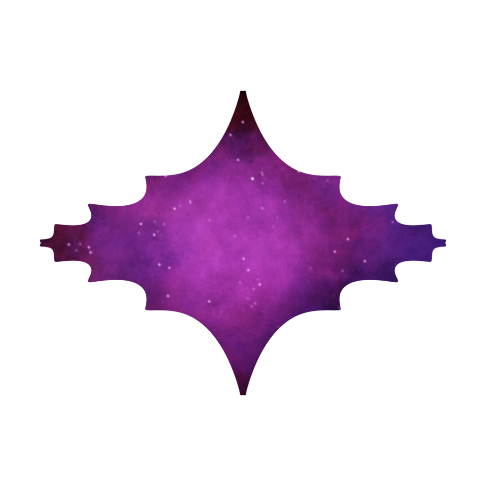 Elegant Islamic Textbox galaxy frame png