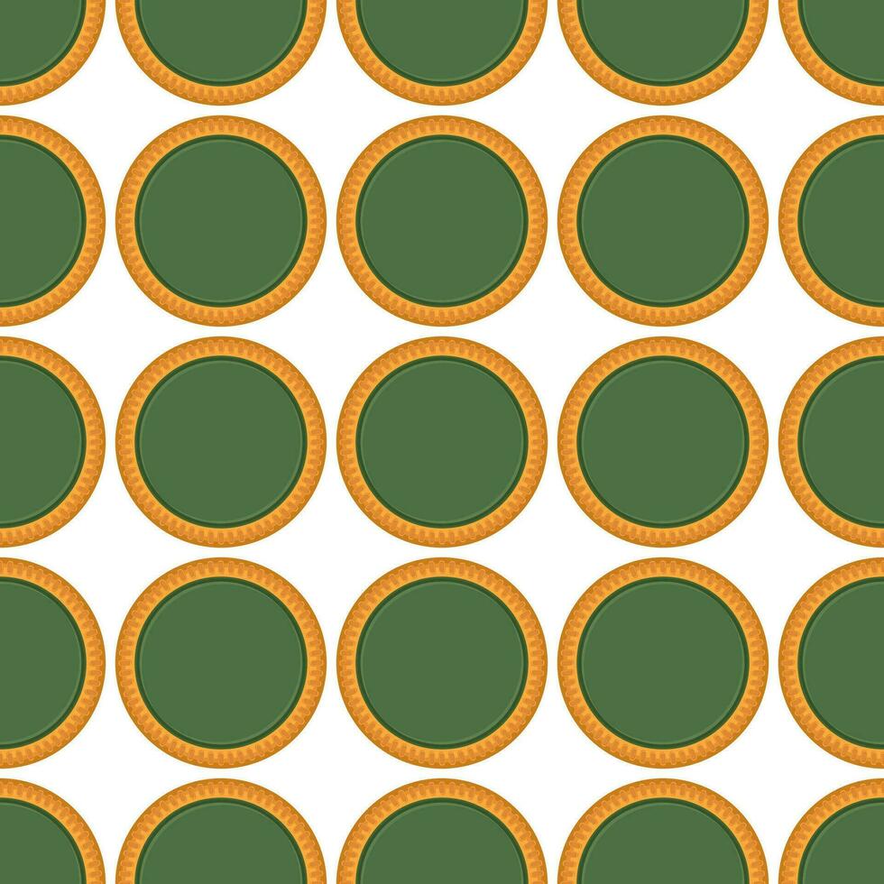 Pattern homemade cookie different taste in pastry biscuit vector