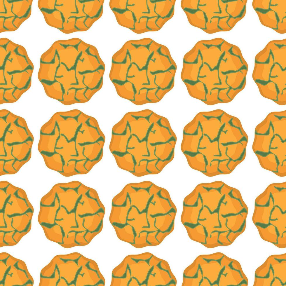 Pattern homemade cookie different taste in pastry biscuit vector