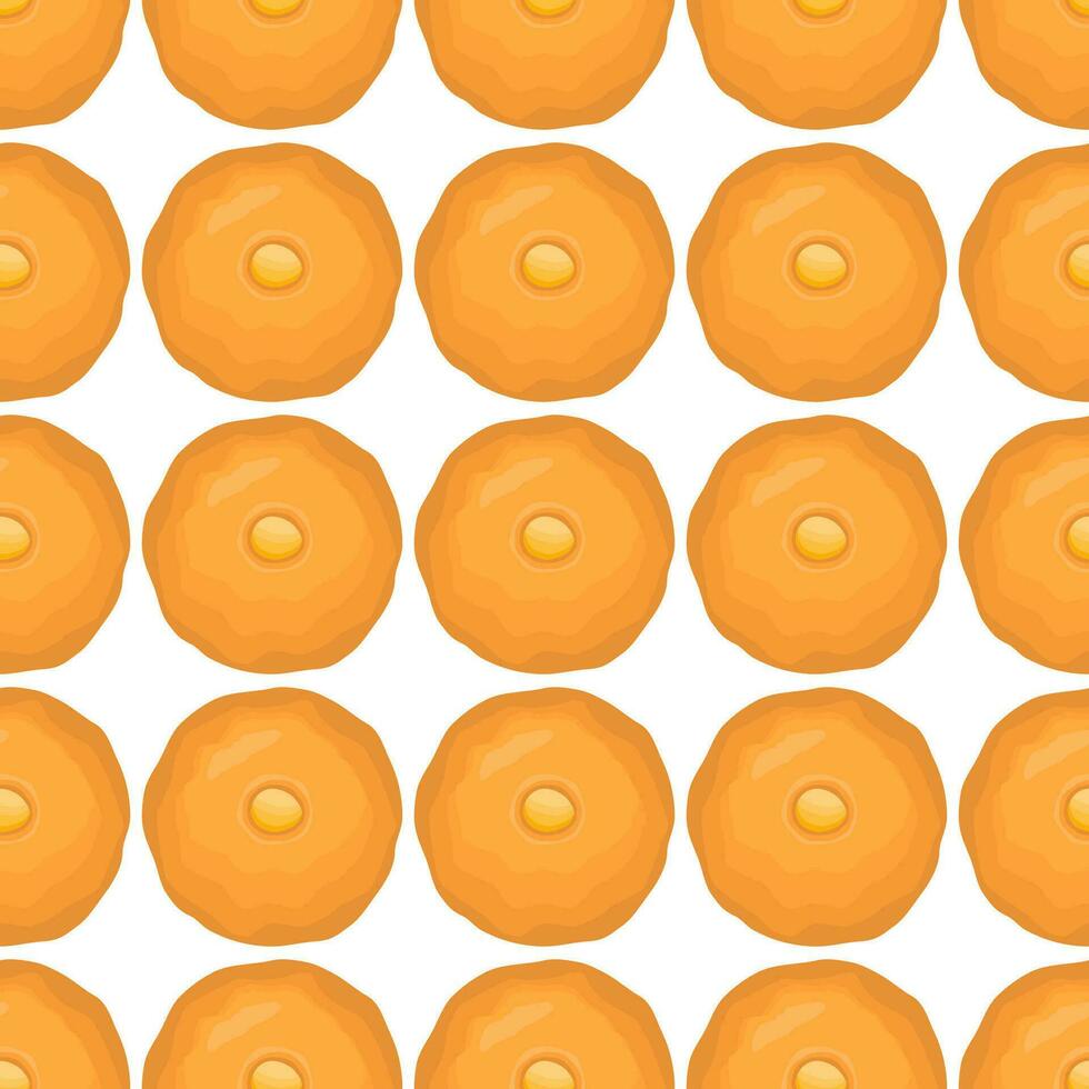 patrón de galletas caseras de diferentes sabores en galletas de pastelería vector