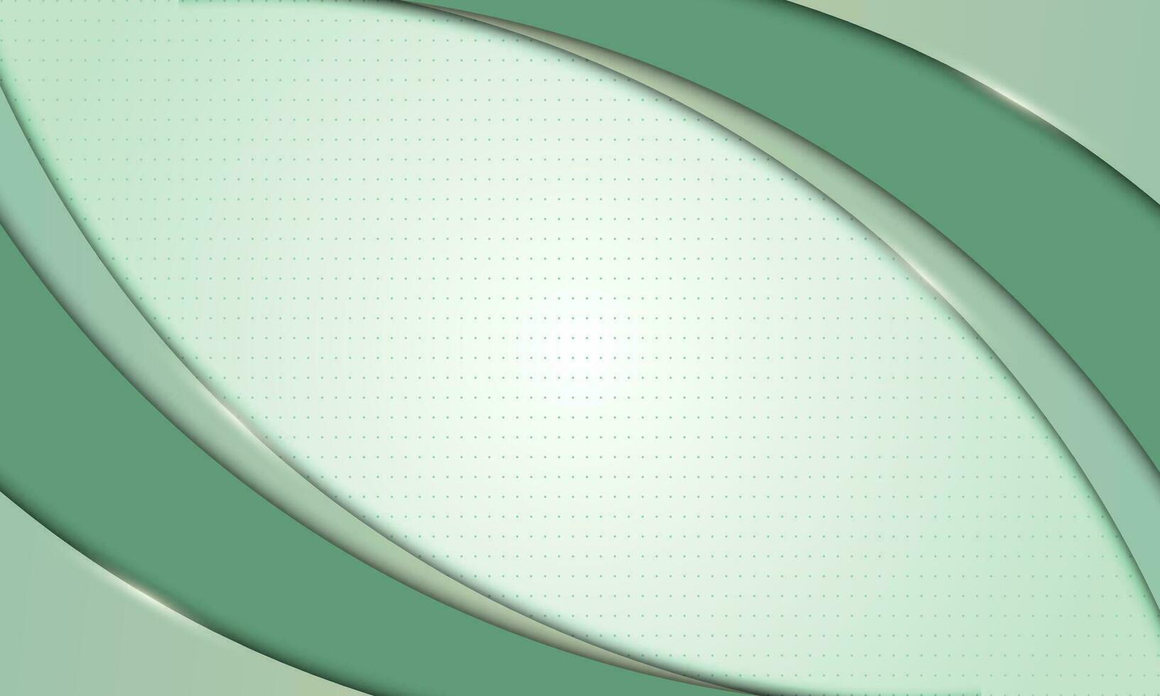 Curved overlapping layer with halftone background. vector