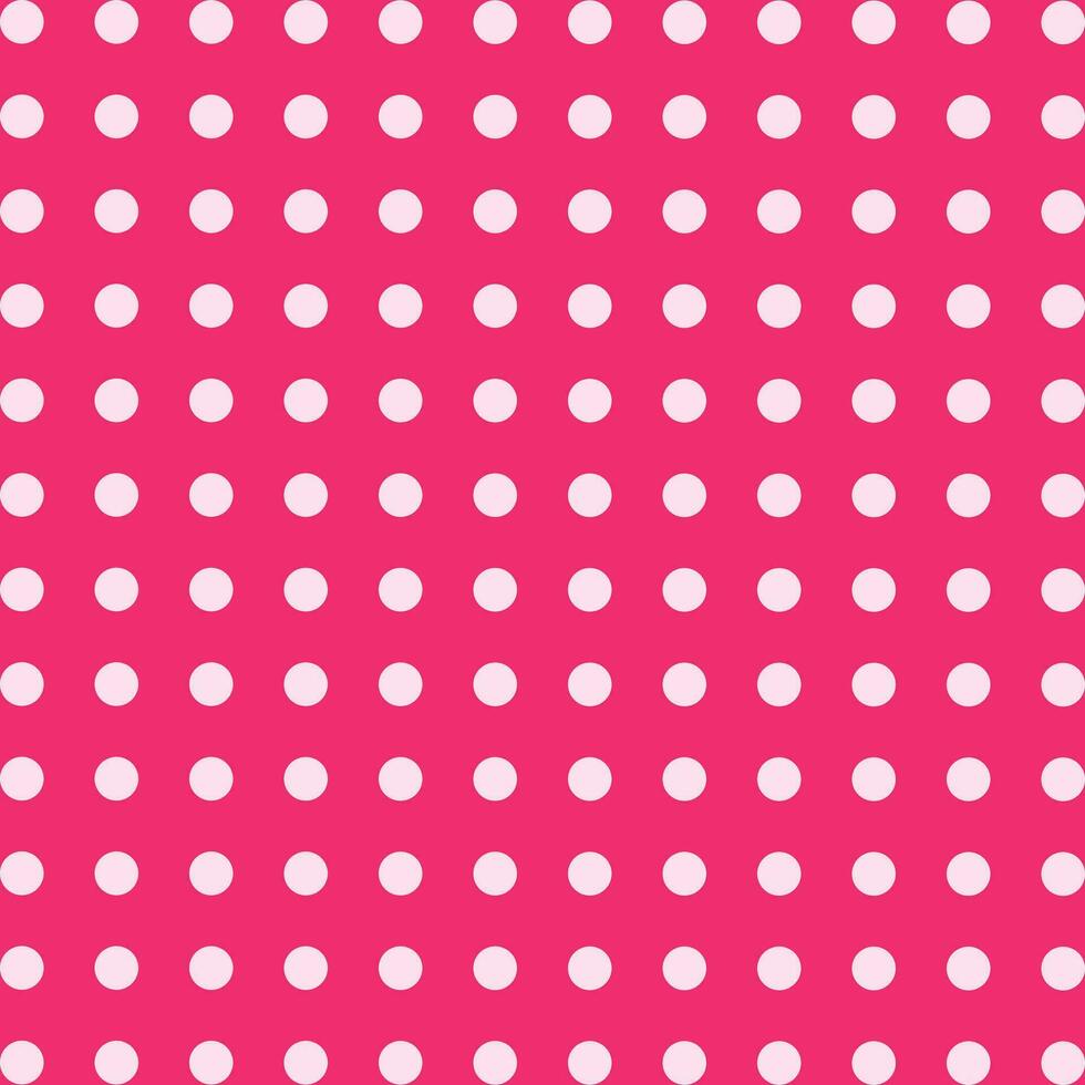Pink polka dot pattern. Simple background for vintage textile, fabric. For festive packaging paper, decoupage. Vector