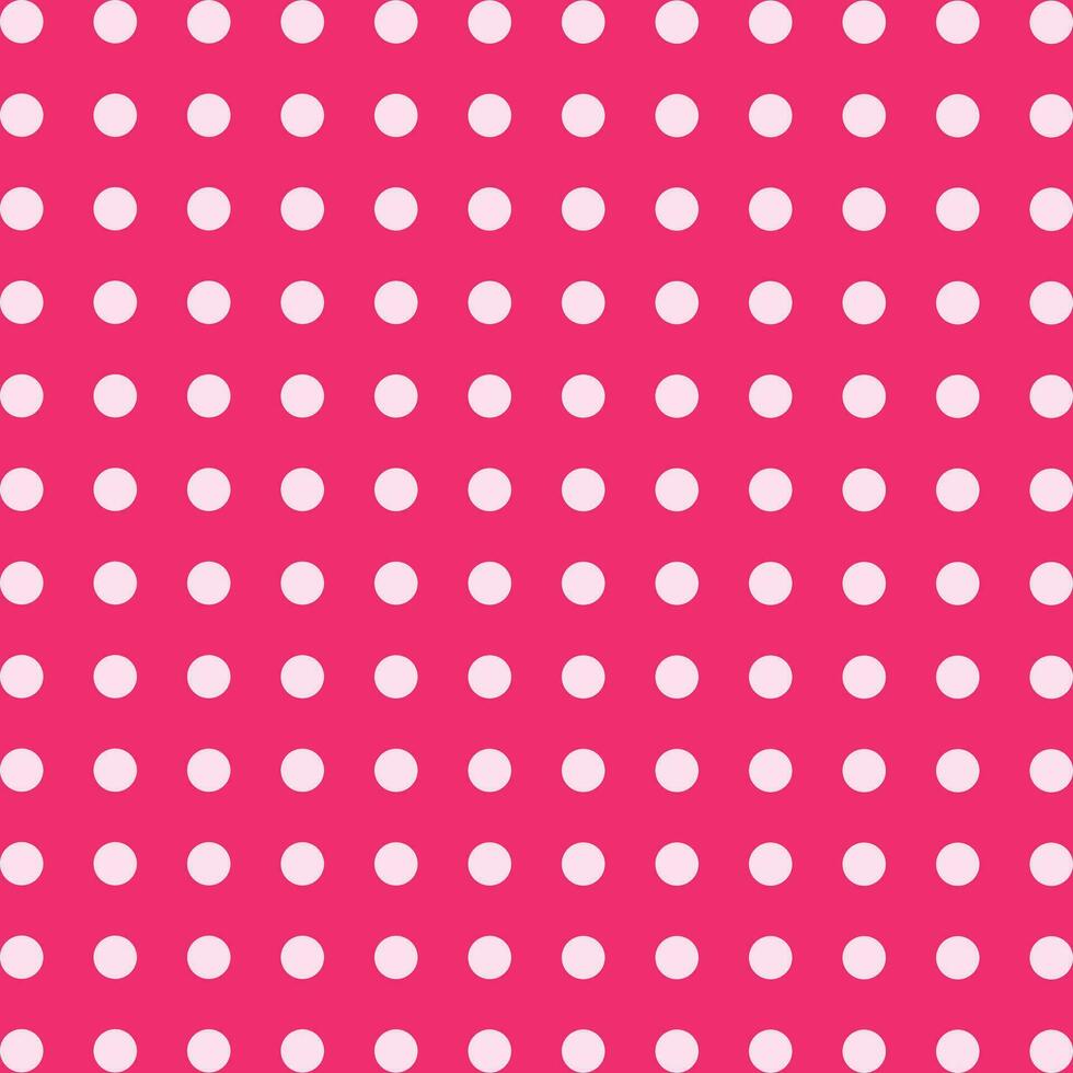 Pink polka dot pattern. Simple background for vintage textile, fabric. For festive packaging paper, decoupage. Vector