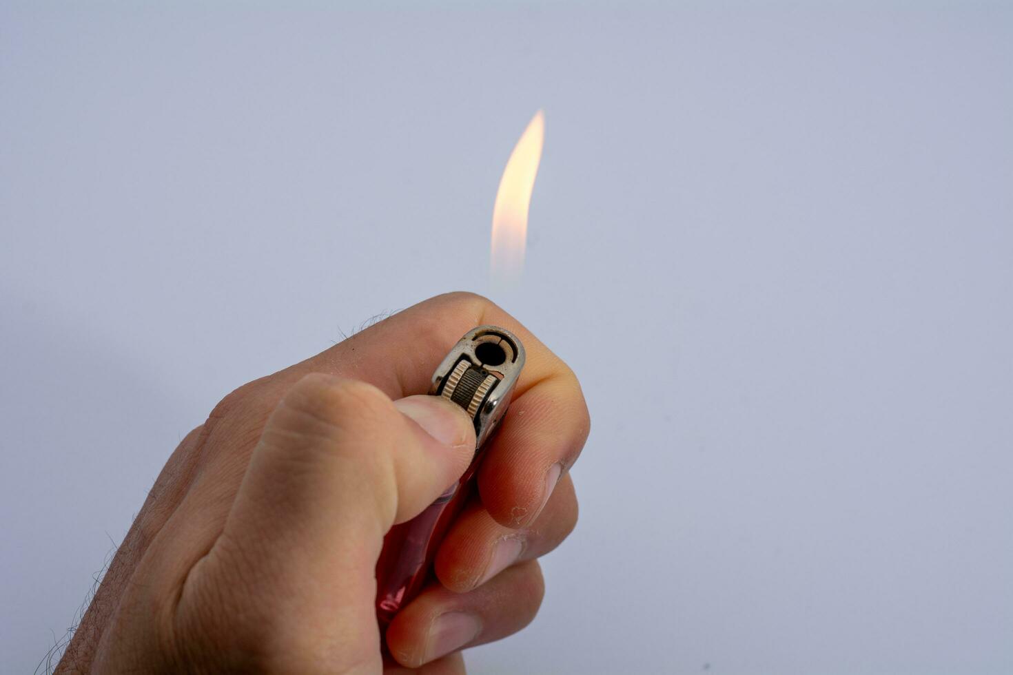 lighter on a white background photo