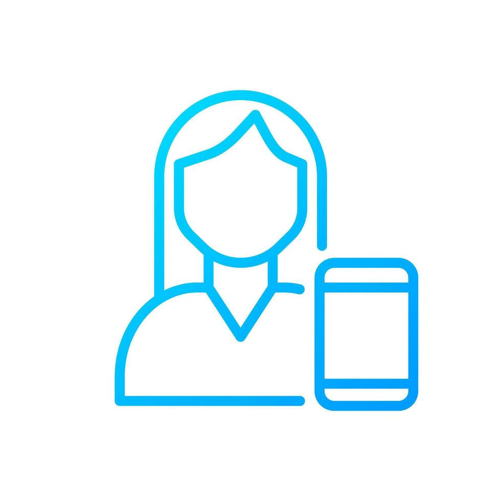 Telemedicine pixel perfect gradient linear vector icon. Online doctor consultation. Telehealth technology. Health care. Thin line color symbol. Modern style pictogram. Vector isolated outline drawing