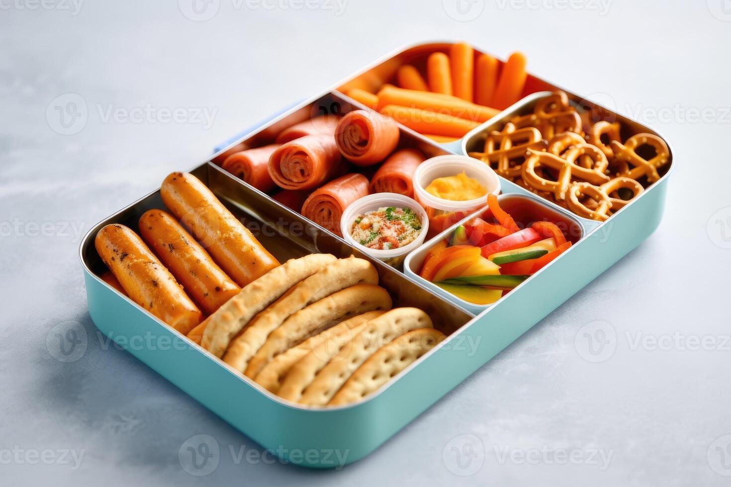 snack box Food Photography AI Generated photo