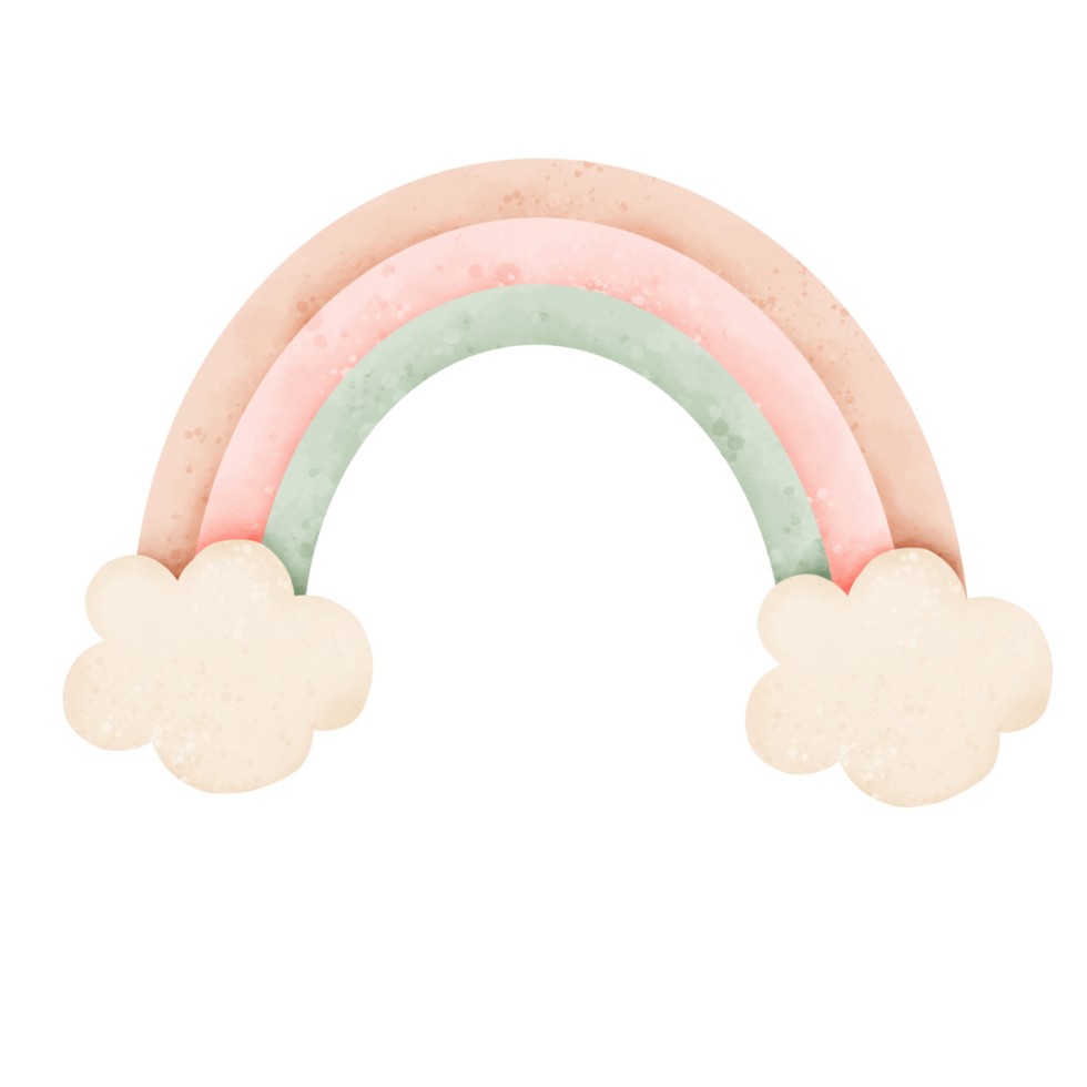 arc en ciel nuage png