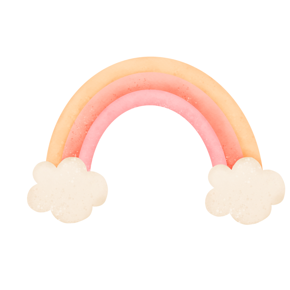 Rainbow cloud sky png