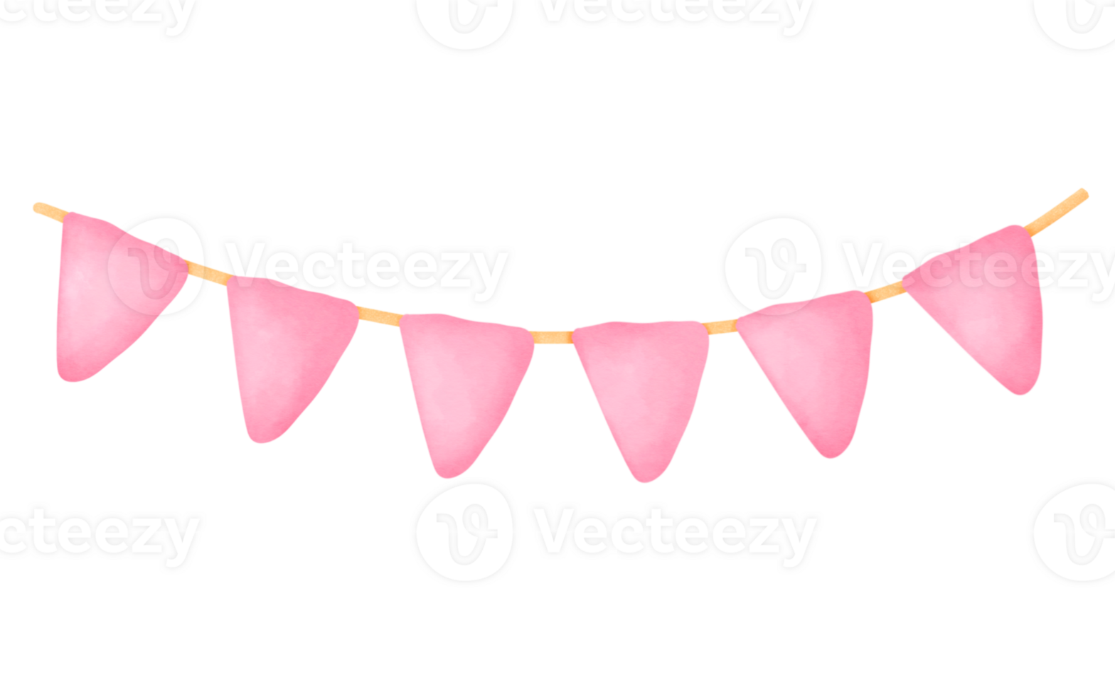 flags, triangular flags ,garland png