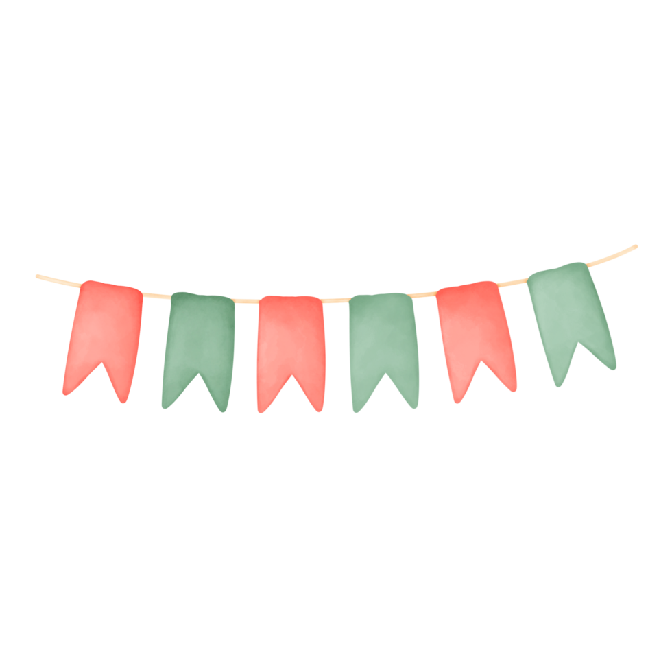 Flags ribbon watercolor png