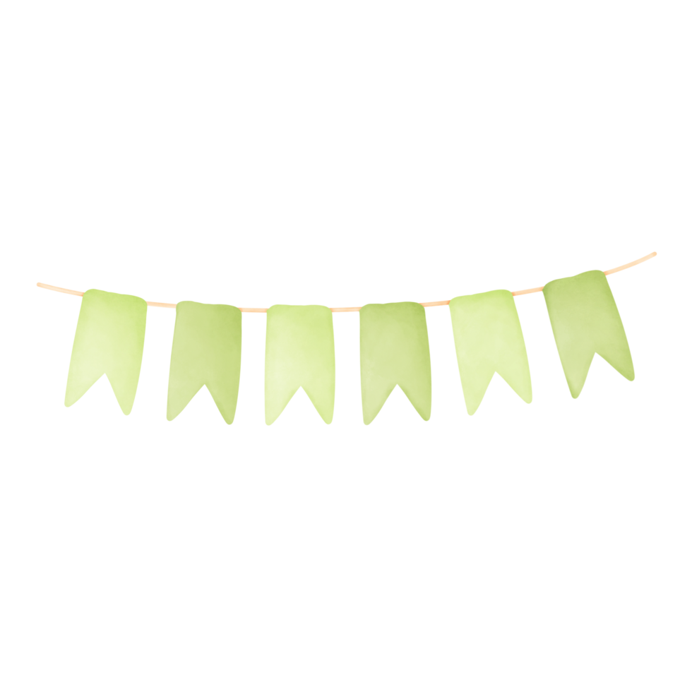 Ribbon flags festival png
