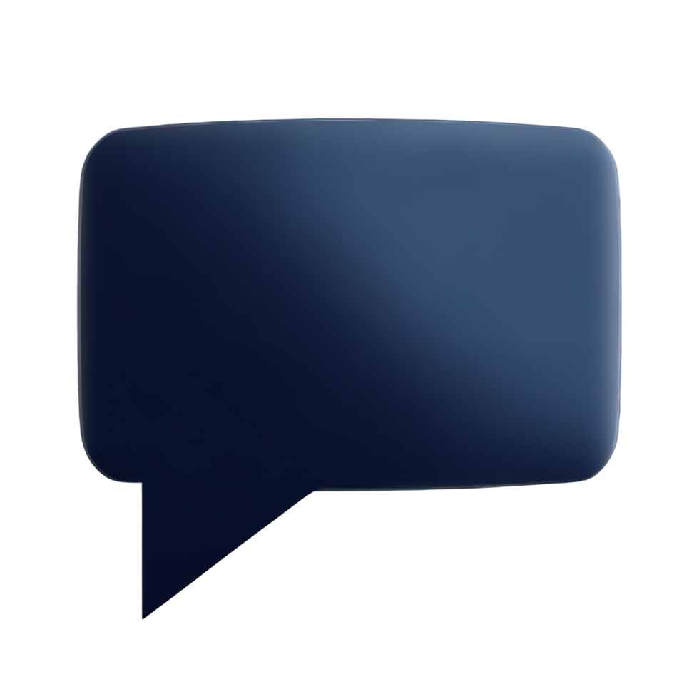 3D speech bubble icons png