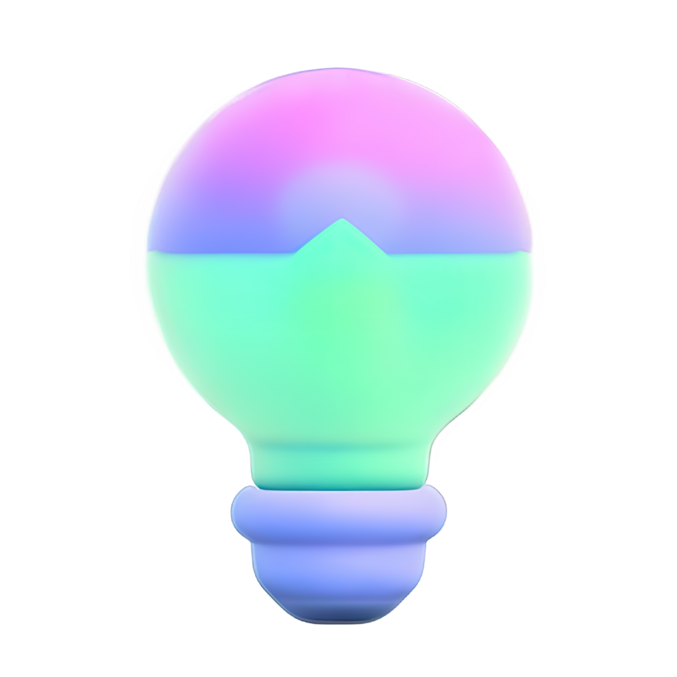 3D Bulb light  icon png