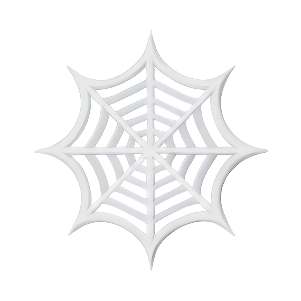 3D spider web icon png