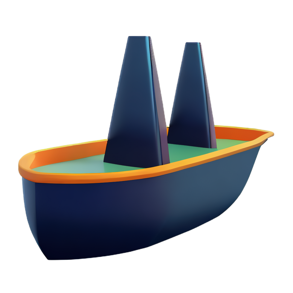 3d Karikatur Boot png