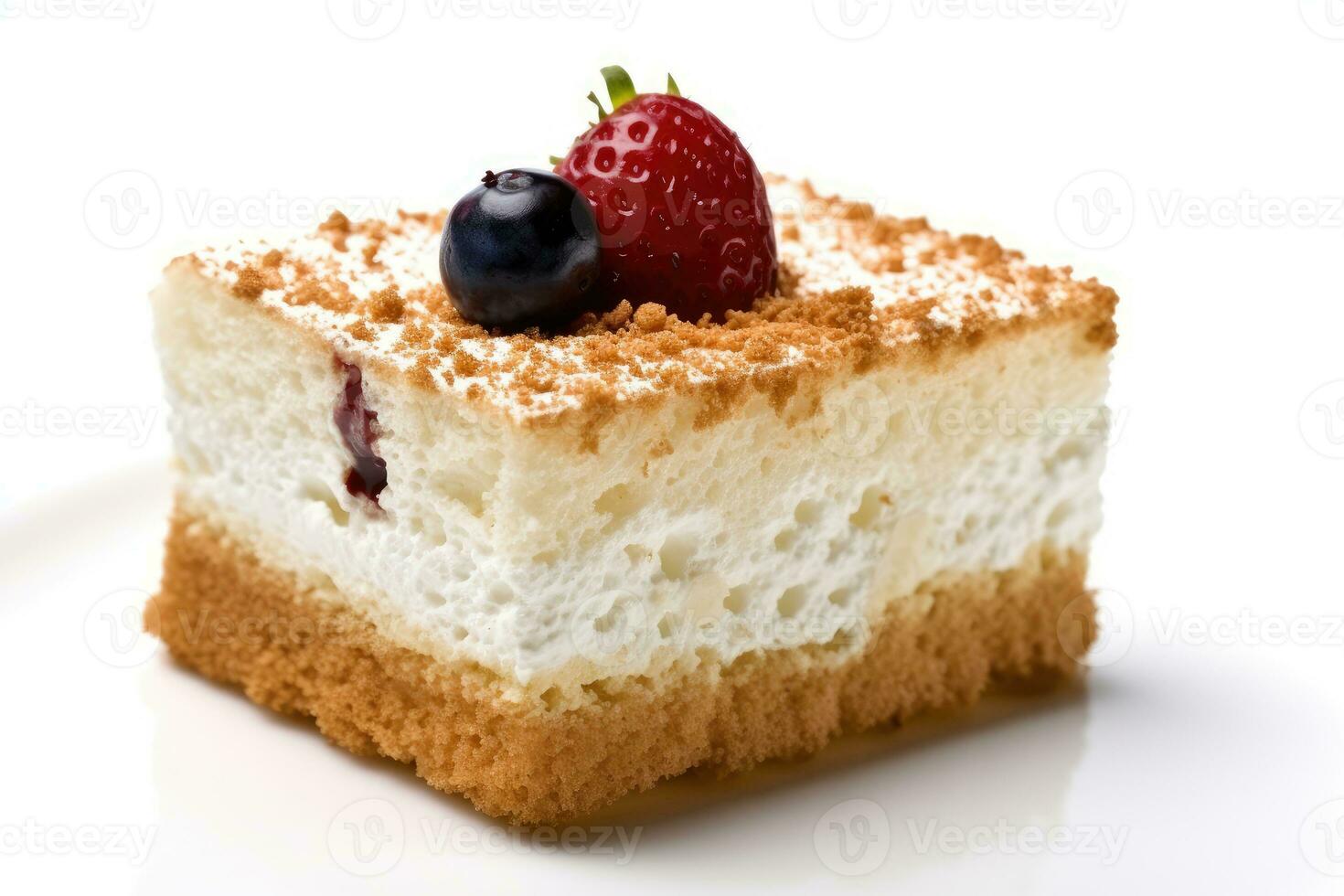 valores foto de esponja pastel comida fotografía aislado blanco antecedentes ai generado