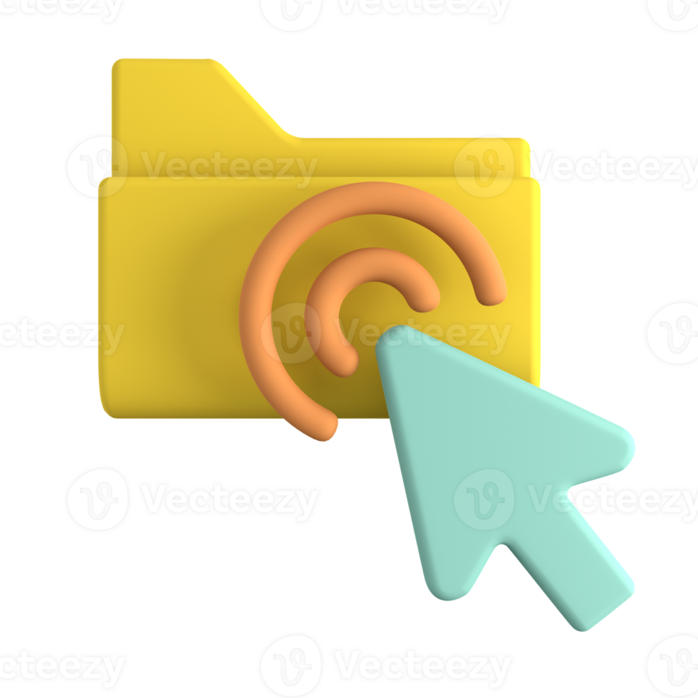 Folder select 3D icon png