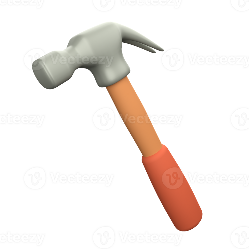 3D hammer icon 26553341 PNG