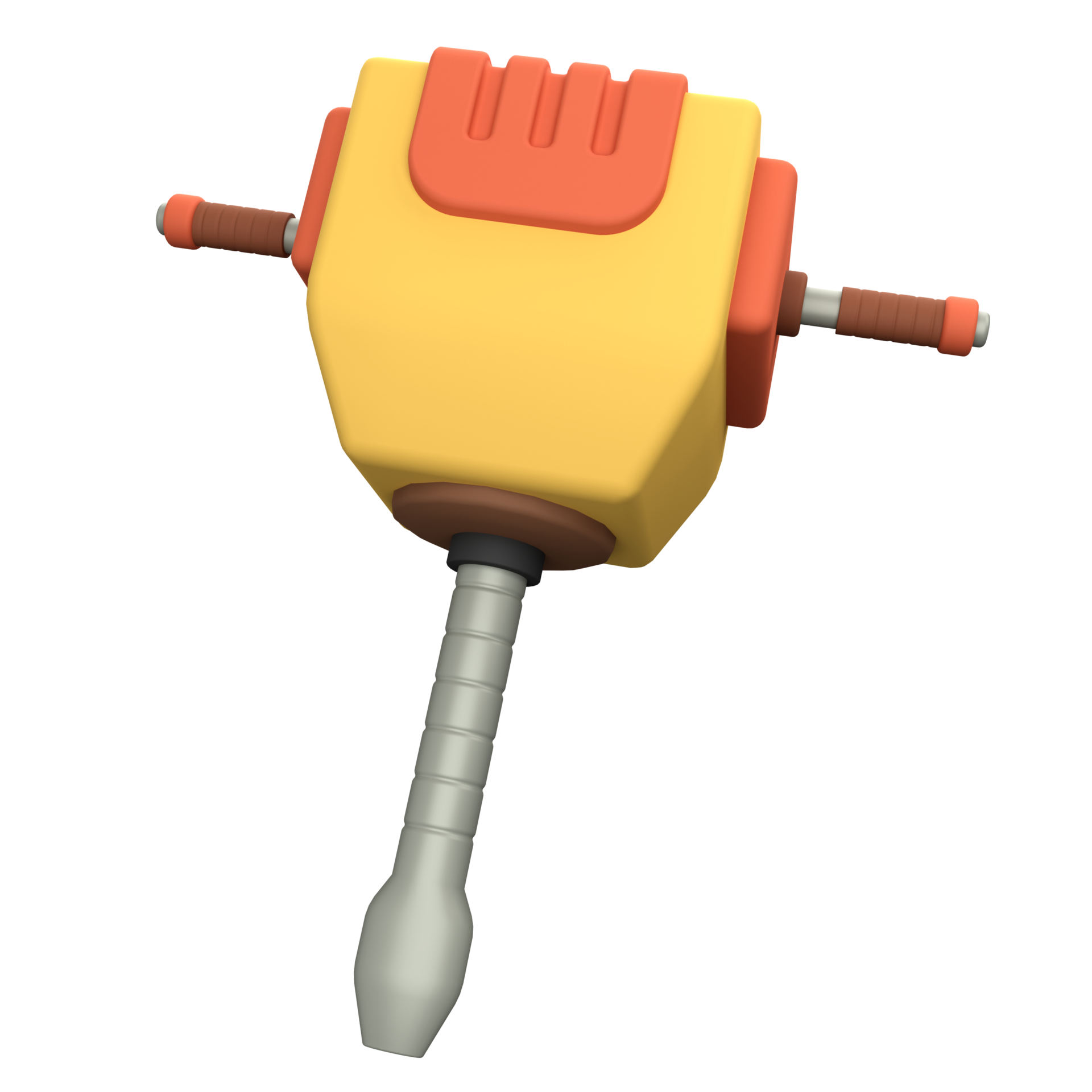 3D Jack hammer icon 26553345 PNG