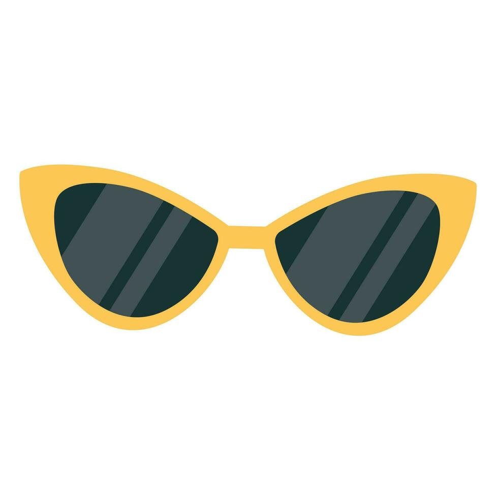 de moda Gafas de sol icono. vector ilustración.