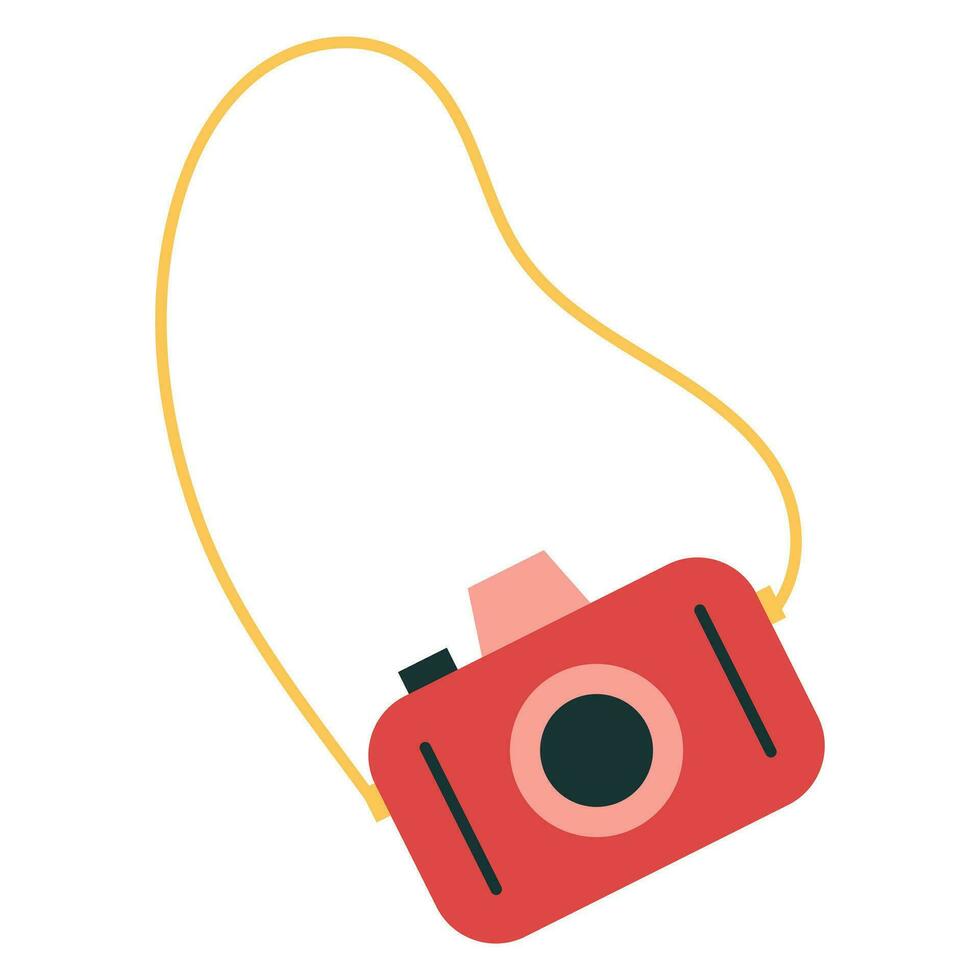 Photo camera icon. Vector illustration.