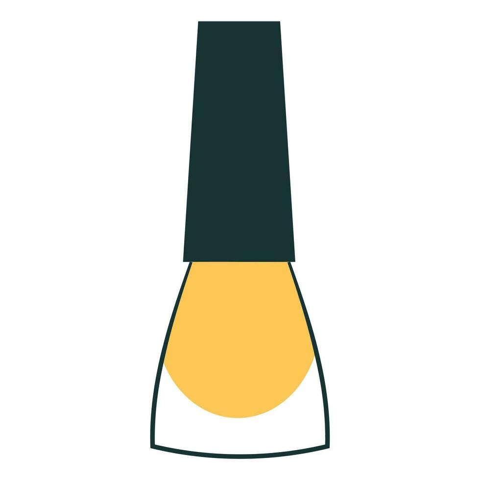 icono de esmalte de uñas. ilustración vectorial vector