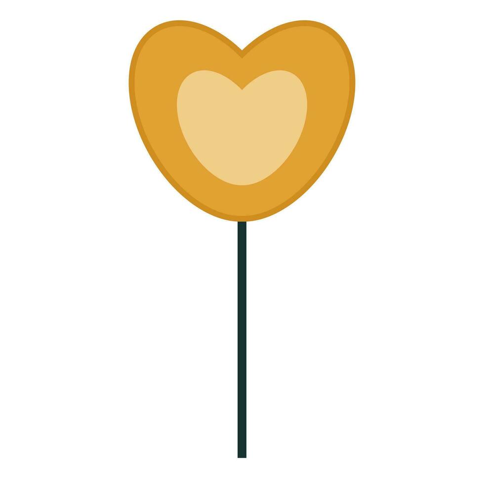 Lollipop. Candy on a stick. Vector illustration.