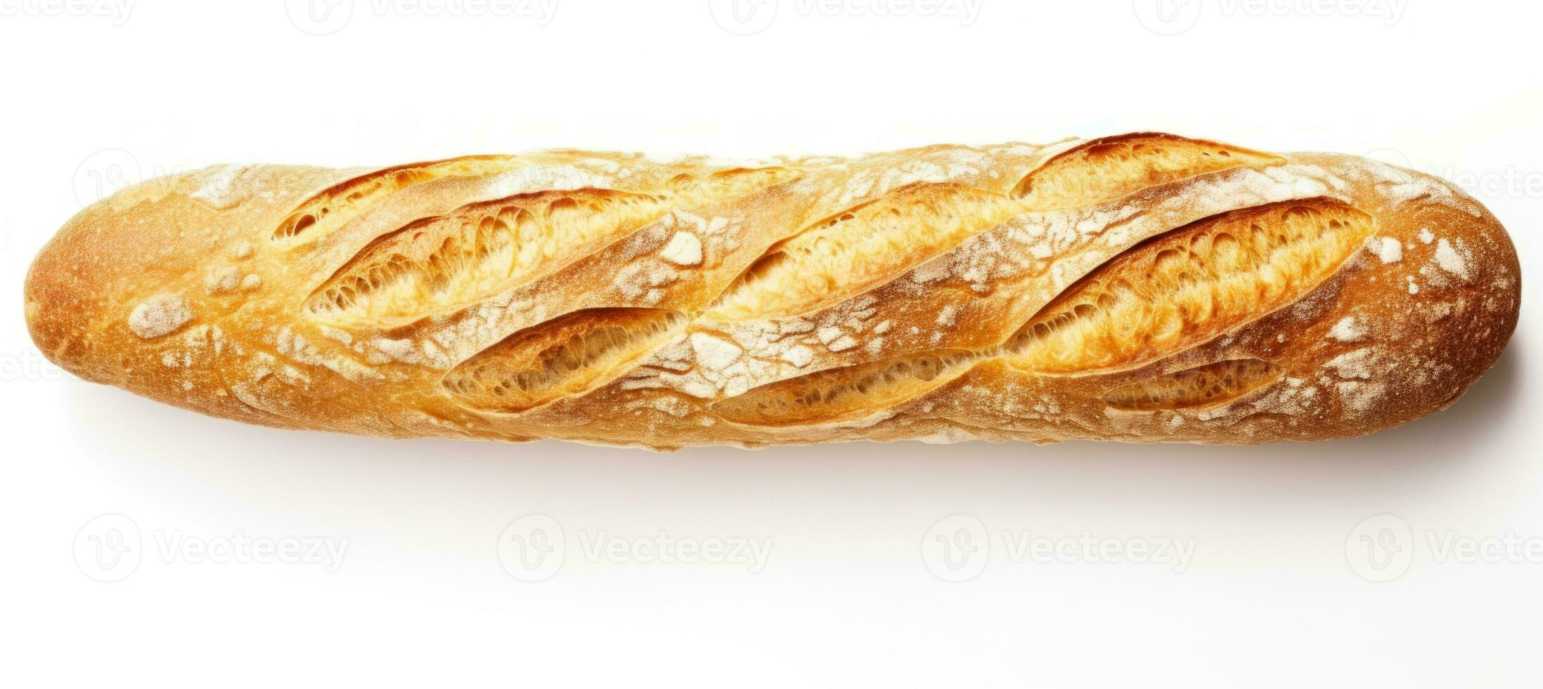 French bread isolated photo