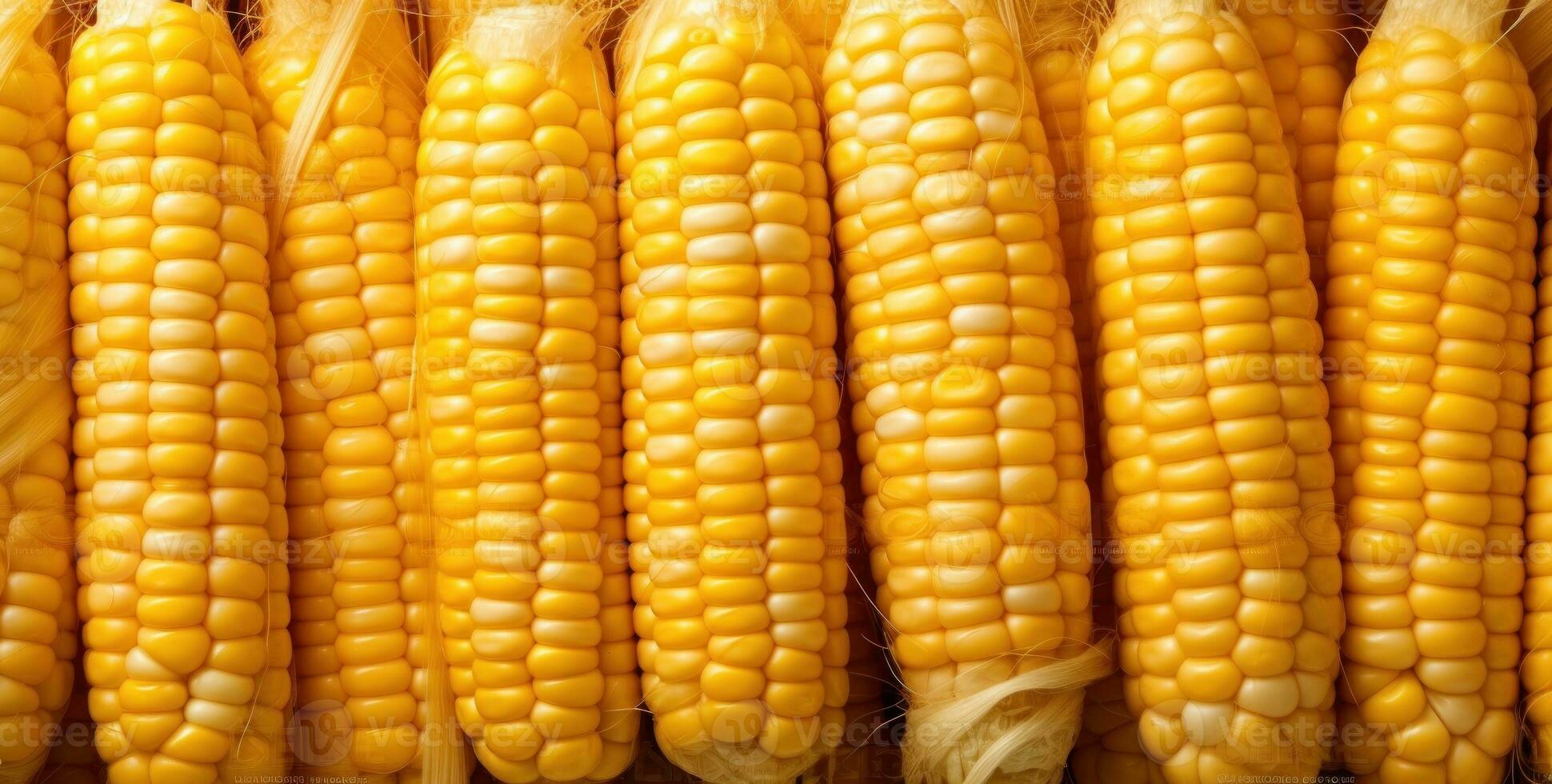 Sweet corn background photo