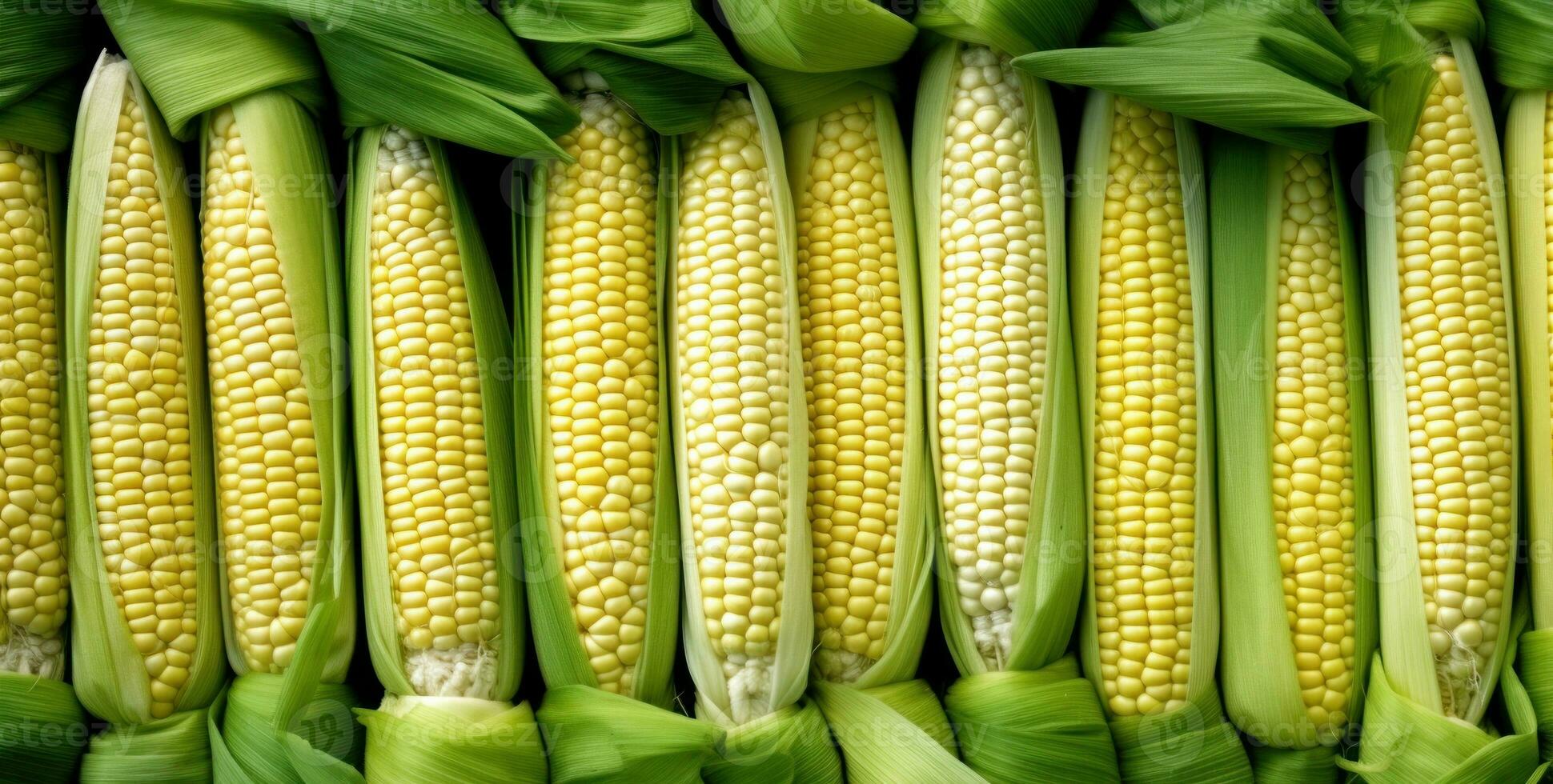 Sweet corn background photo