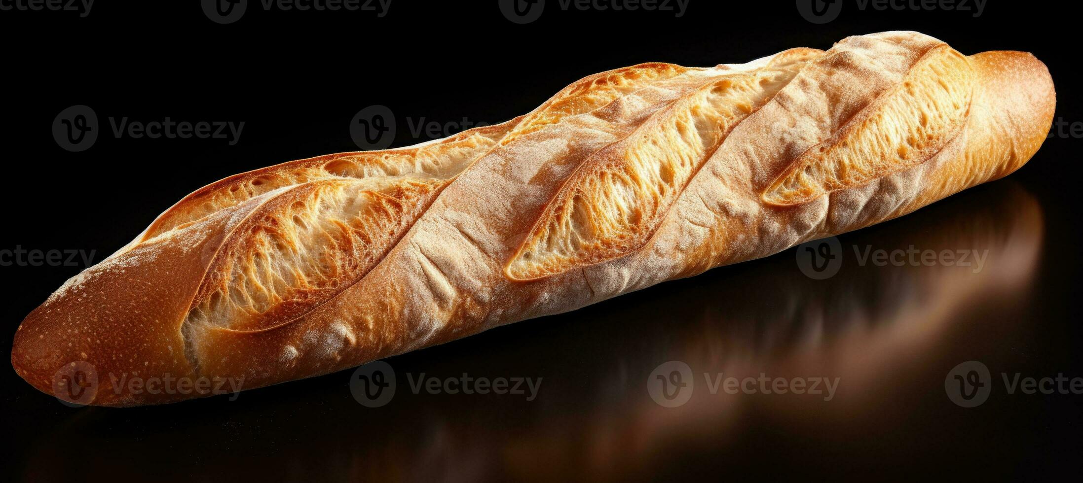 French bread isolated photo