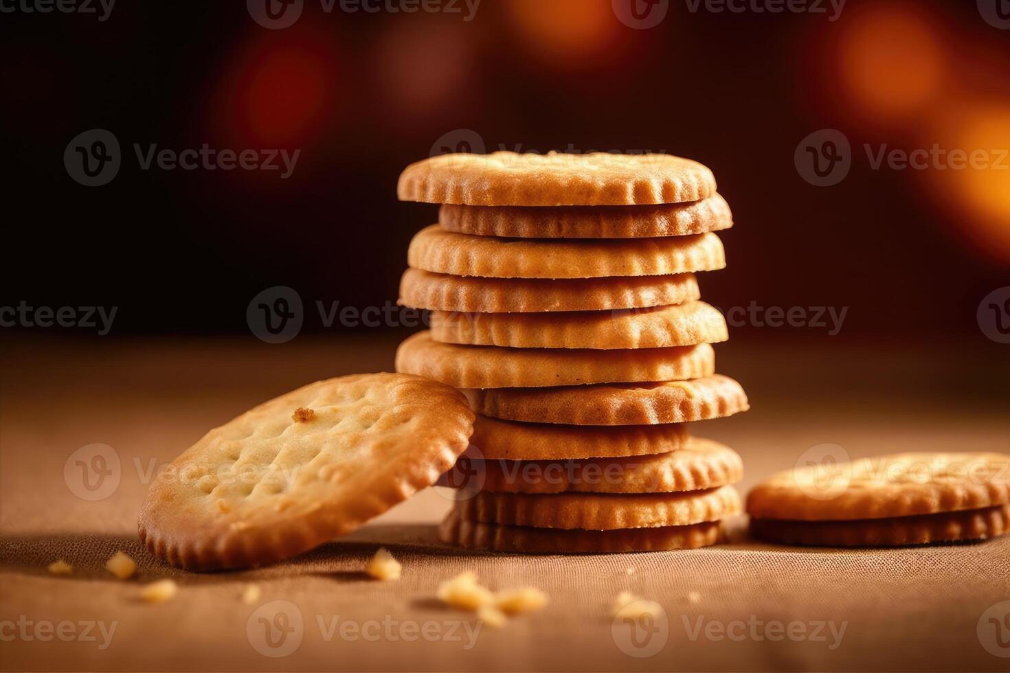 stock photo of biscuit food photography studio light AI Generated