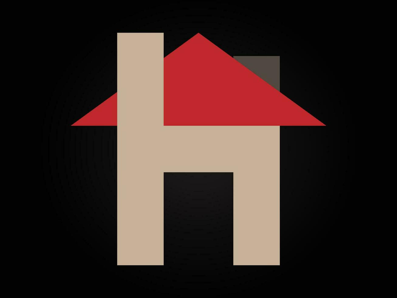 House or H Letter Logo vector