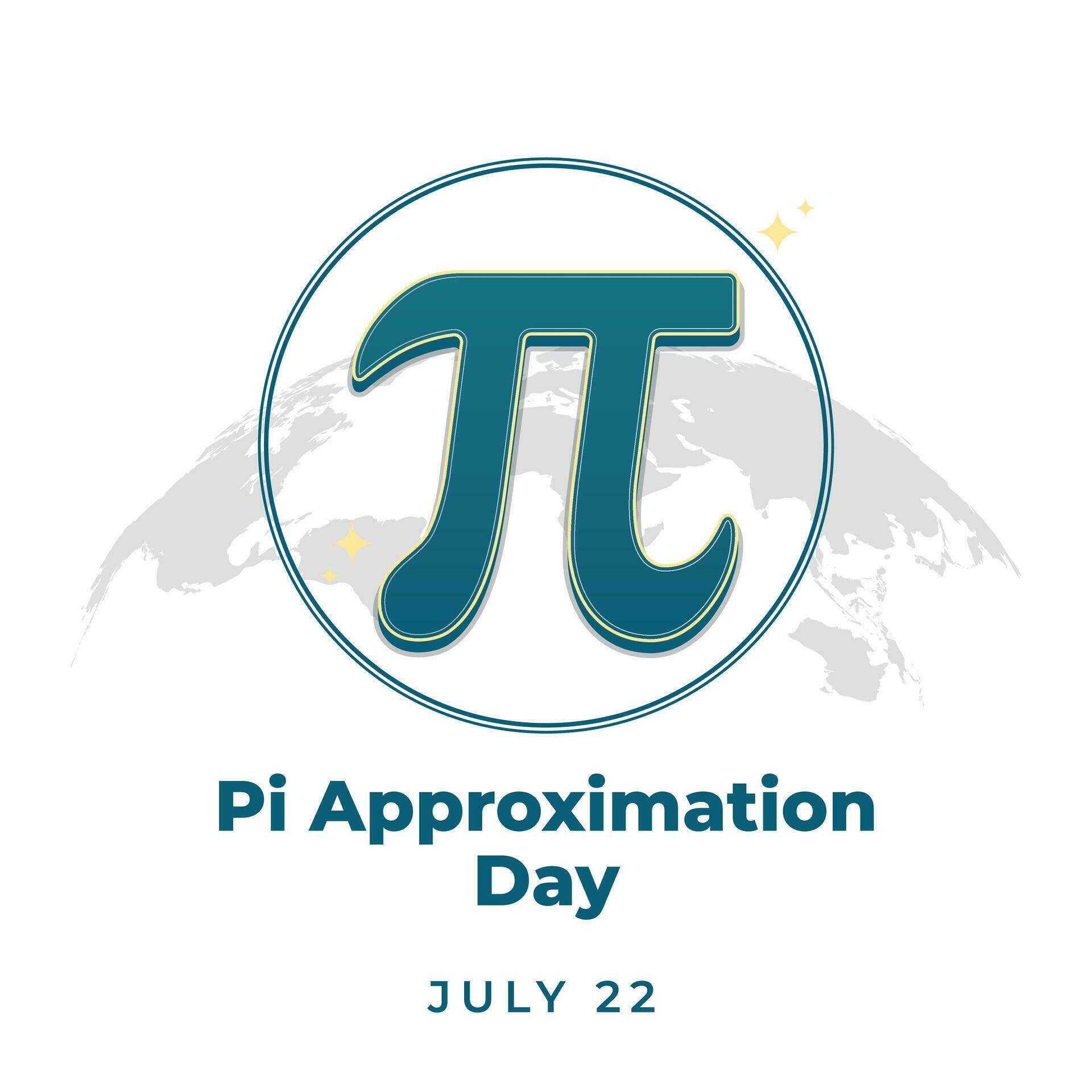 vector graphic of Pi Approximation Day good for Pi Approximation Day