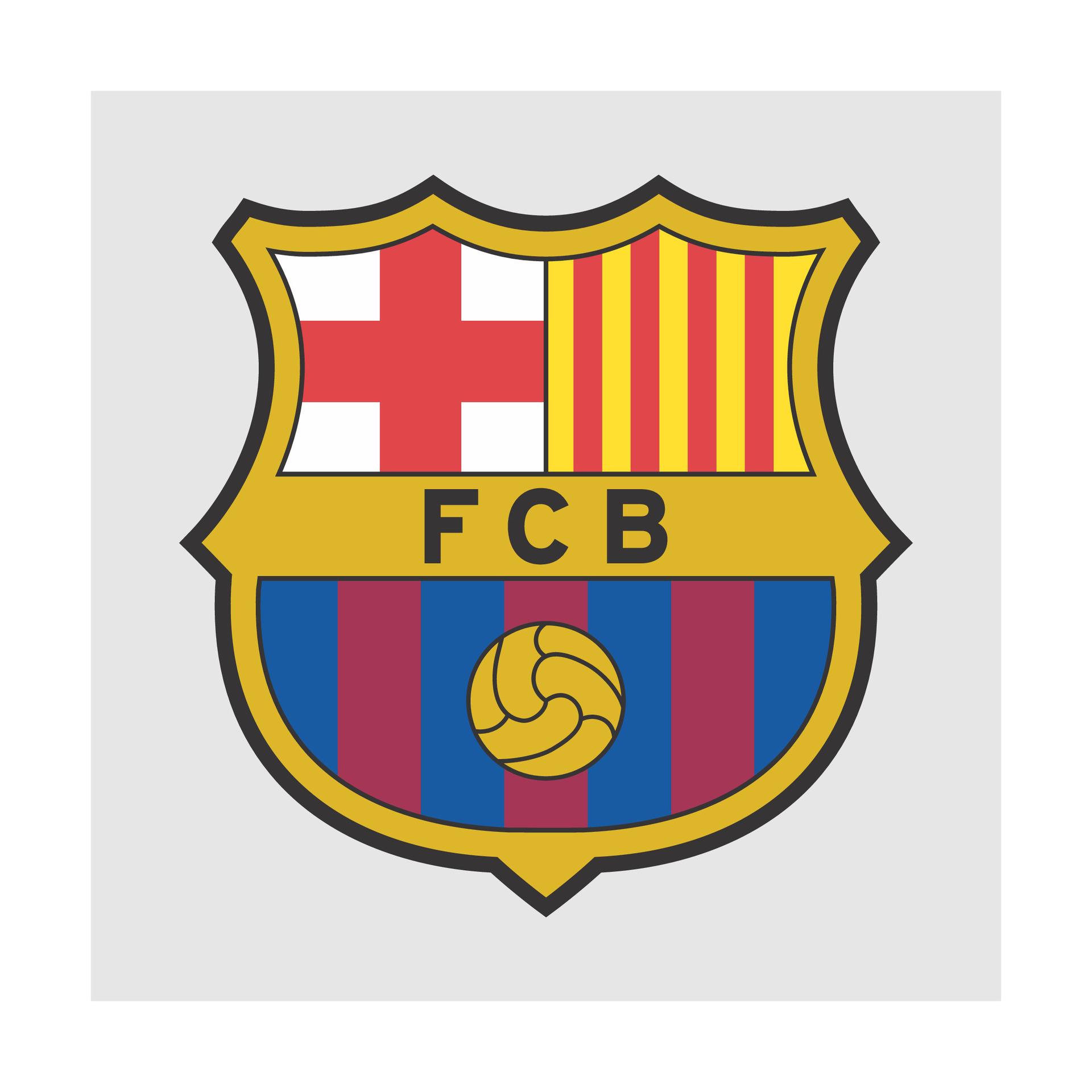 FCB logo editorial vector 26555474 Vector Art at Vecteezy