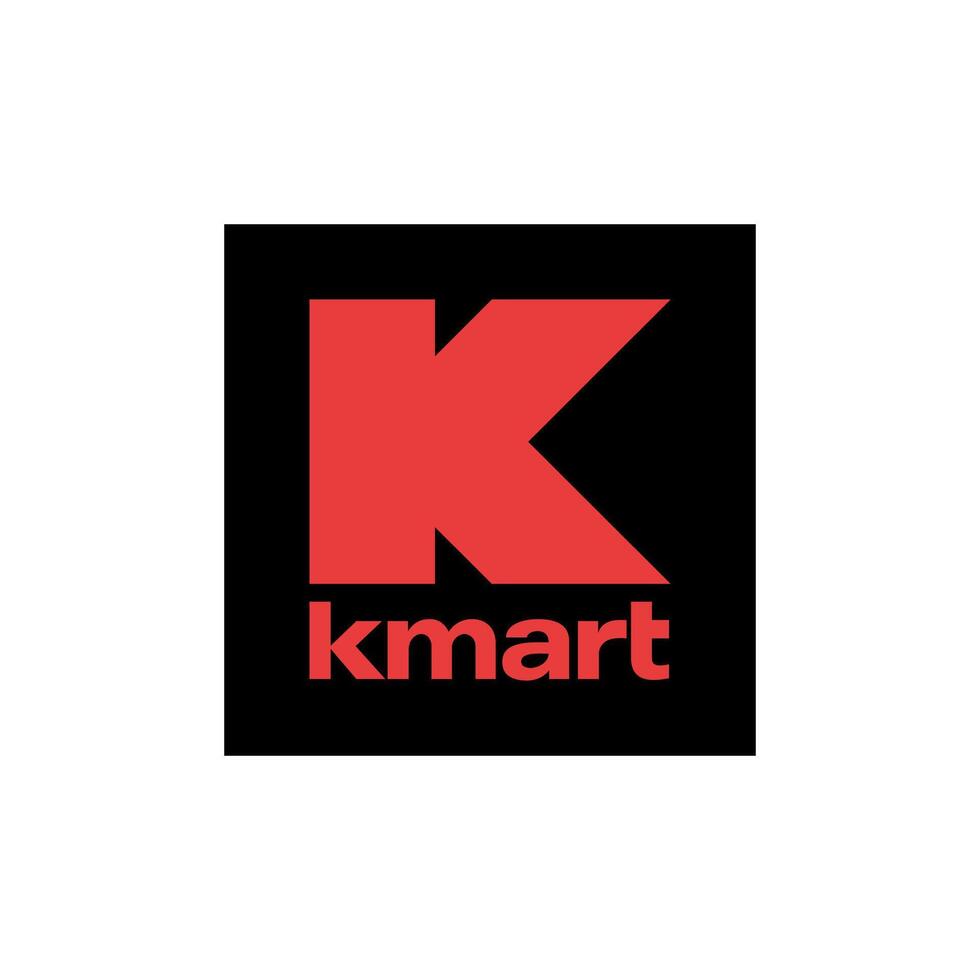 Kmart logo editorial vector 26555594 Vector Art at Vecteezy