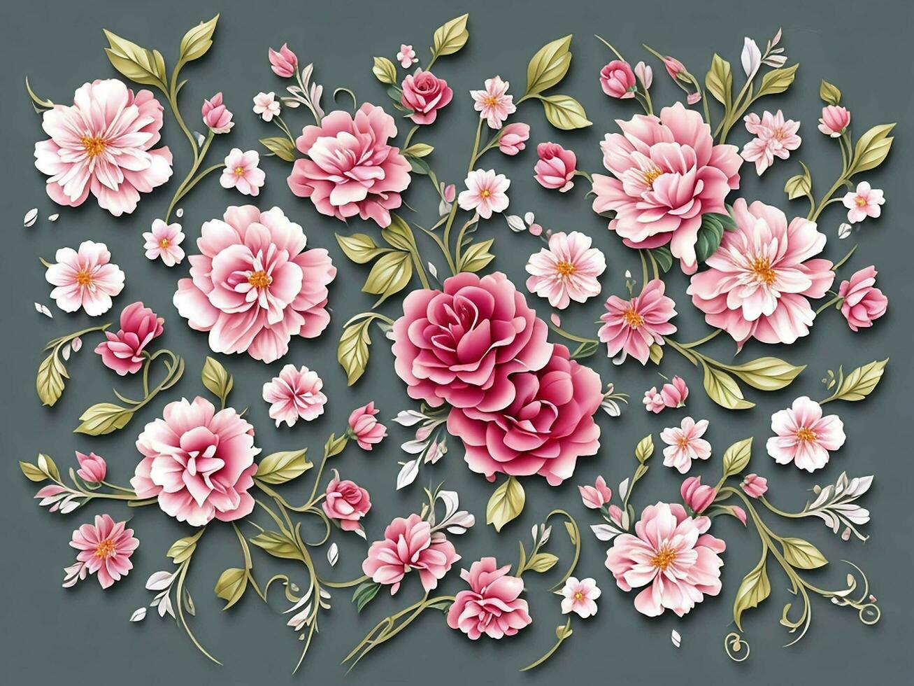 Rose Print Pattern